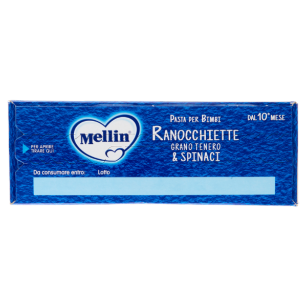 Mellin Pasta per Bimbi Ranocchiette Grano Tenero & Spinaci 280 g