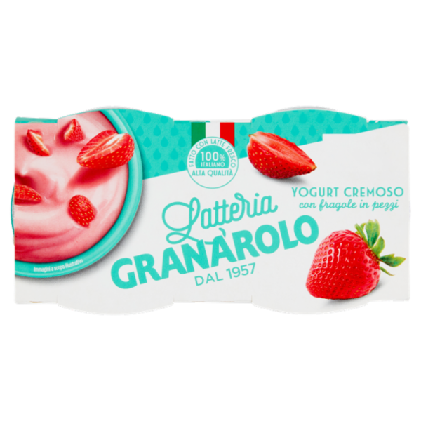 Granarolo Yogurt Cremoso con fragole in pezzi 2 x 125 g