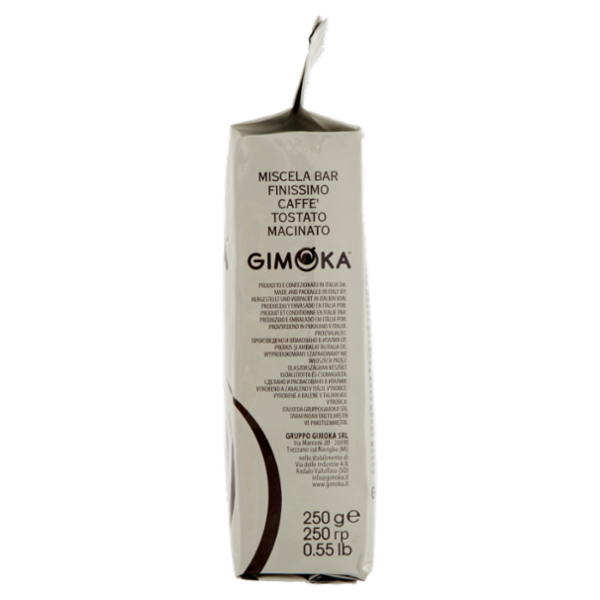 Gimoka Miscela Bar Finissimo Caffè Tostato Macinato 250 g