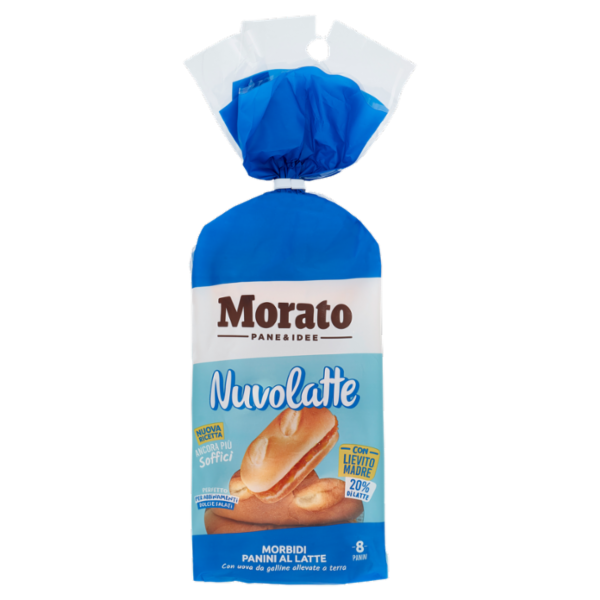 Morato Nuvolatte Morbidi Panini al Latte 8 x 50 g
