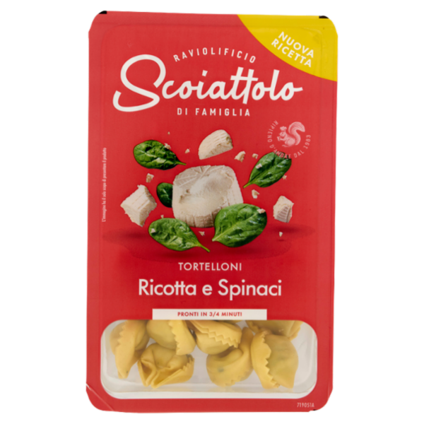 Scoiattolo Tortelloni Ricotta e Spinaci 200 g