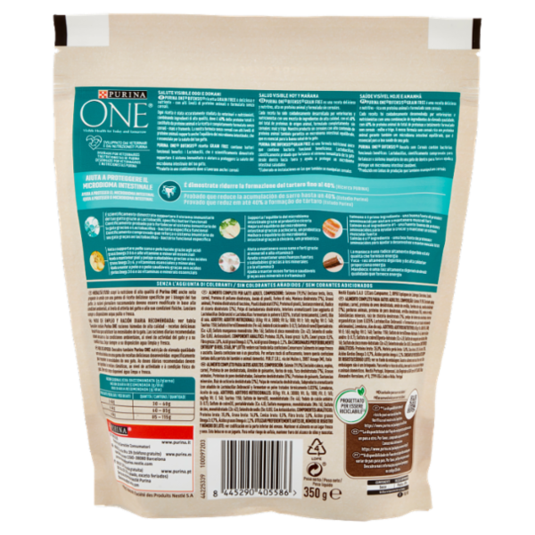 PURINA ONE Bifensis Grain Free Adult Salmone 350 g