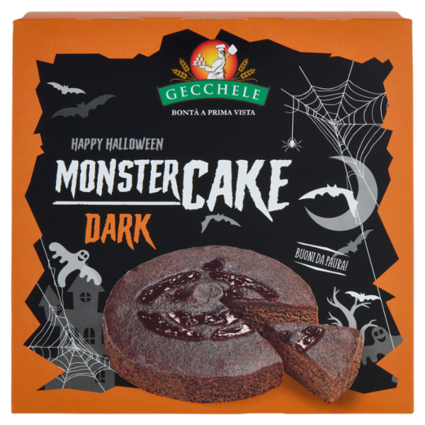 Gecchele Happy Halloween Monster Cake Dark 350 g