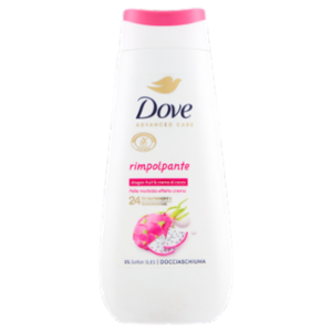 Dove Advanced Care Docciaschiuma Rimpolpante Dragon Fruit & Crema Di Cocco 225 Ml
