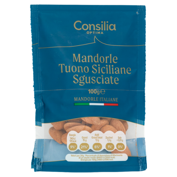 Consilia Optima Mandorle Tuono Siciliano Sgusciate 100 g