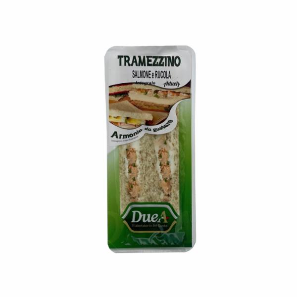 AdueA Tramezzi Integrali Farciti Salmone Affumicato e Rucola 130 g