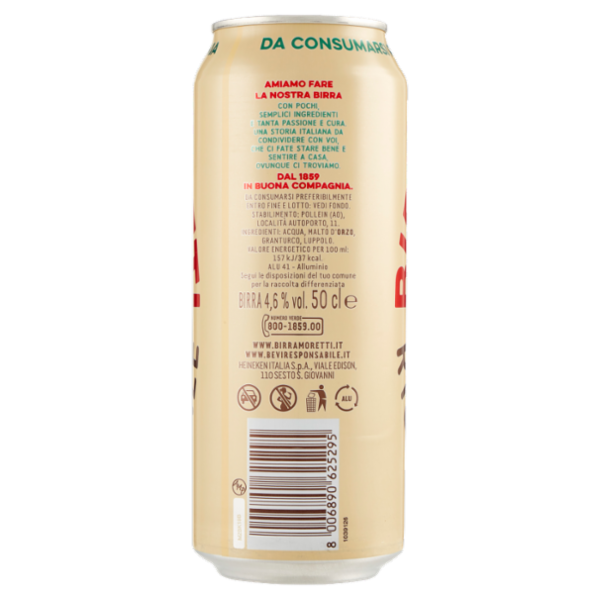 Birra Moretti Ricetta Originale 50 cl