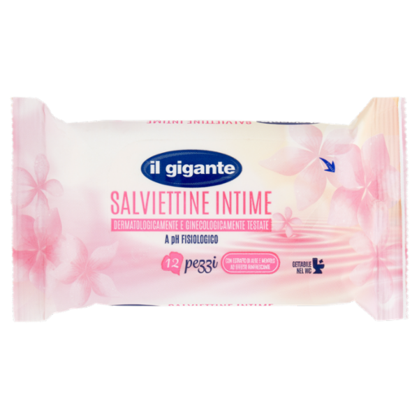IL GIGANTE Salviettine Intime 12 pz