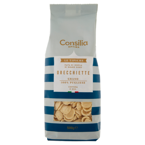 Consilia Optima Pasta Fresca di Semola Orecchiette 100% Puglia 500 g