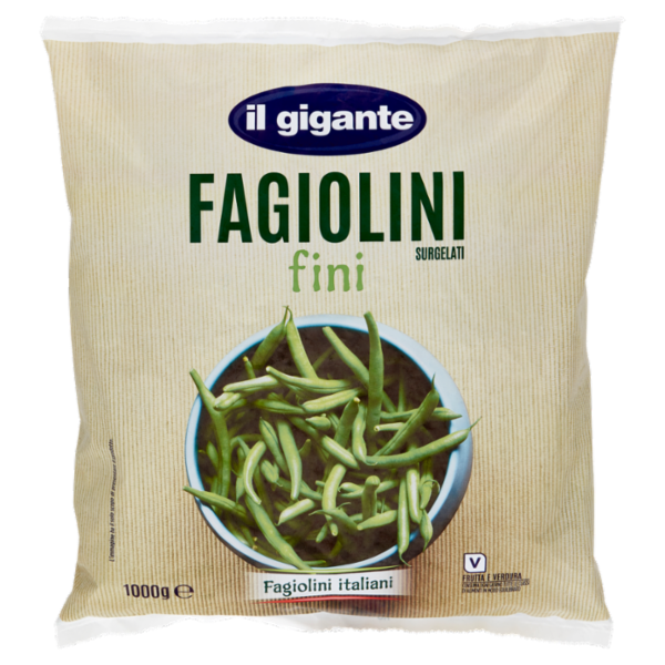 IL GIGANTE Fagiolini fini Surgelati 1000 g