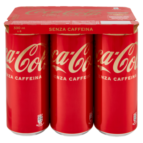 Coca-Cola Senza Caffeina 6 x 33 cl