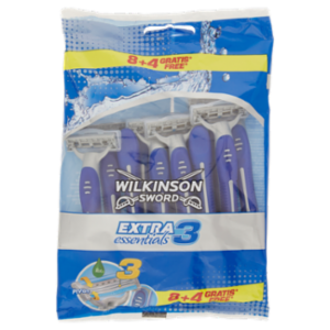 Wilkinson Sword Extra3 Essentials 8 + 4 Gratis