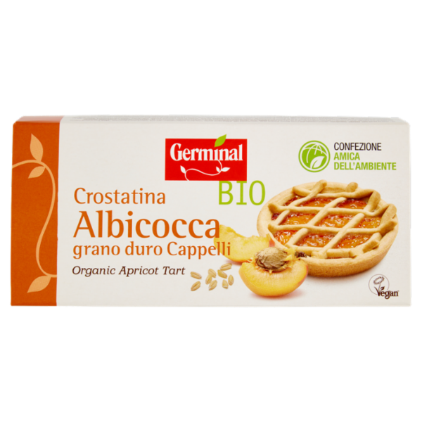 Germinal Bio Crostatina Albicocca grano duro Cappelli 4 x 50 g