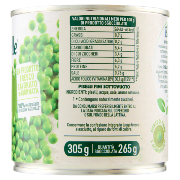 Bonduelle Piselli Fini 305 g