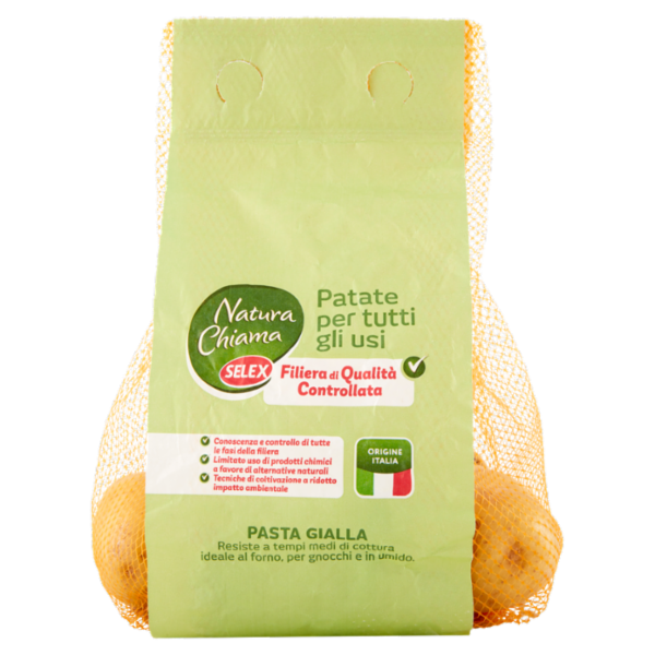 Selex Natura Chiama Patate per Tutti gli Usi Pasta Gialla 1,5 kg