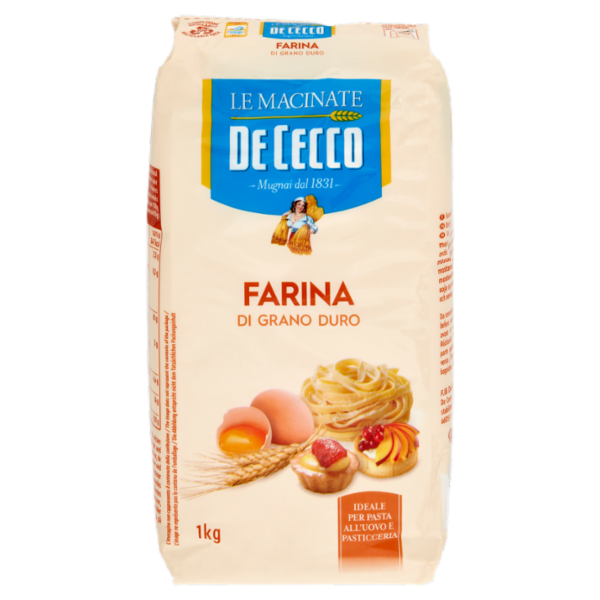 De Cecco Le Macinate Farina di Grano Duro 1 Kg