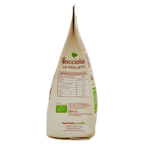 Rigoni di Asiago Nocciolata le Frollette al cacao bio 250 g
