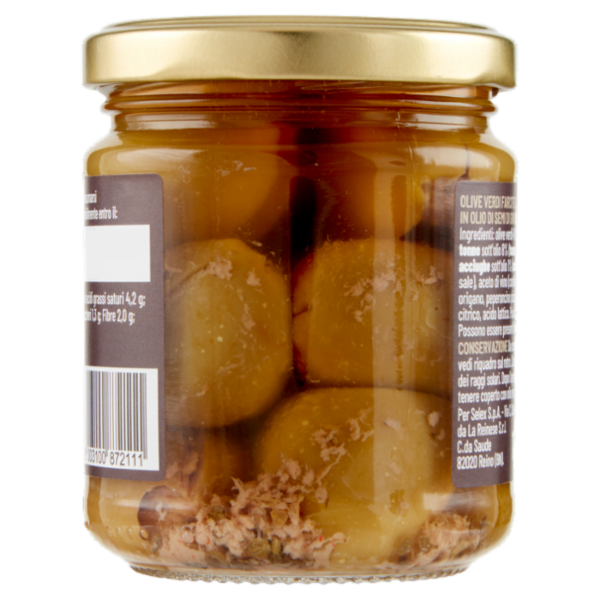 Selex Saper di Sapori Olive Farcite con Tonno e Acciughe 180 g