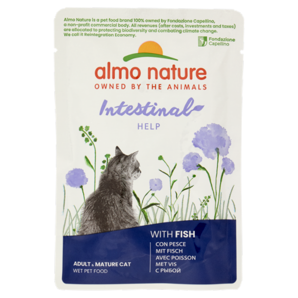 almo nature Intestinal Help Adult & Mature Cat con Pesce 70 g