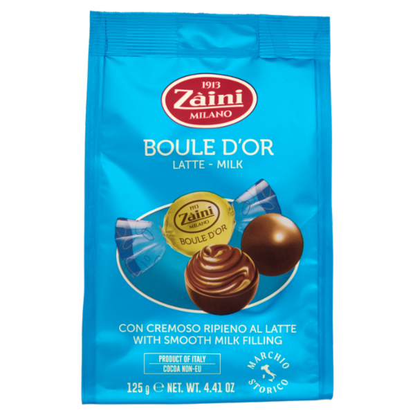 Zàini Boule d'Or Latte con Cremoso Ripieno al Latte 125 g