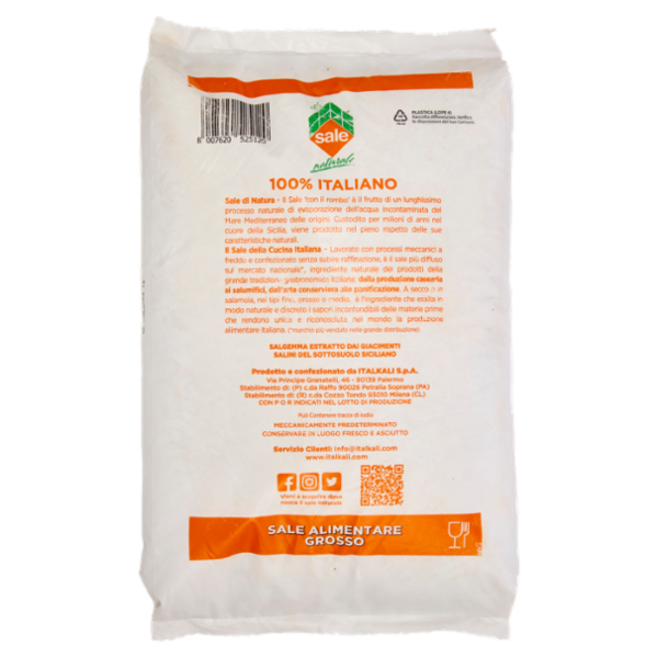 Italkali Sale Alimentare Grosso naturale 10 kg