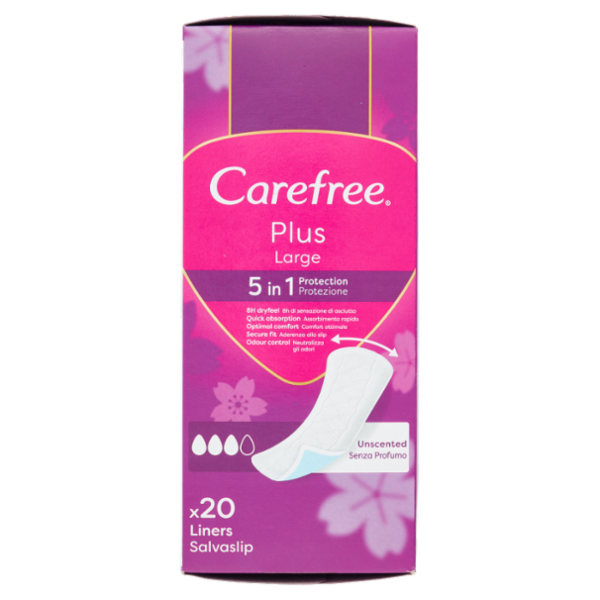 Carefree Plus Large Salvaslip 20 pz