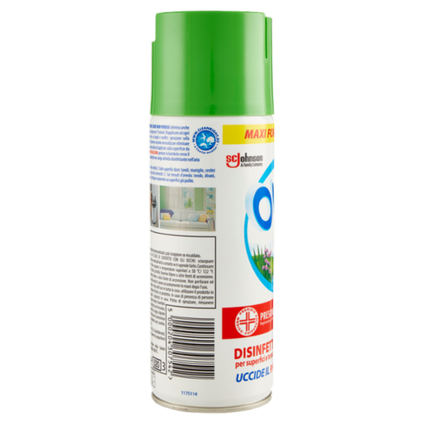 Oust 3 in 1 Spray Disinfettante per Superfici e Tessuti d'Arredo, Fragranza Open Air, 400ml