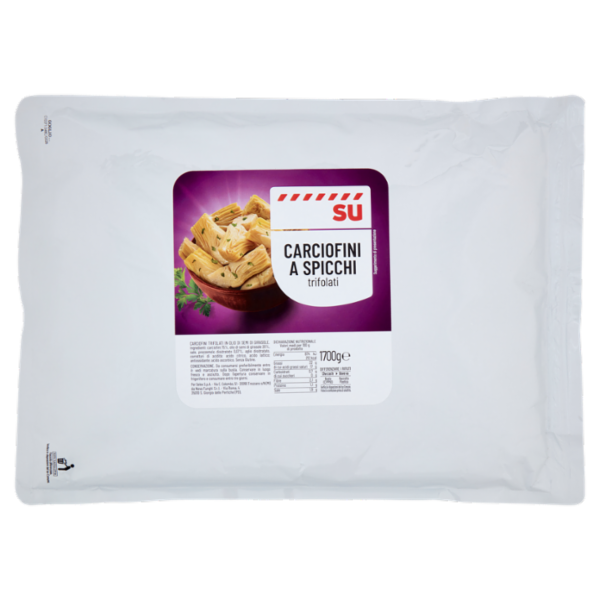 Sù Carciofini a Spicchi Trifolati in Olio di Semi di Girasole 1,7 kg