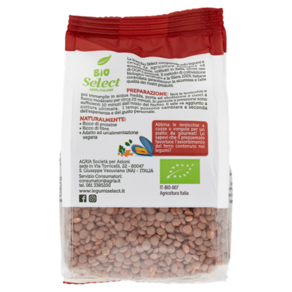 Select Bio Lenticchie Rosse 300 g