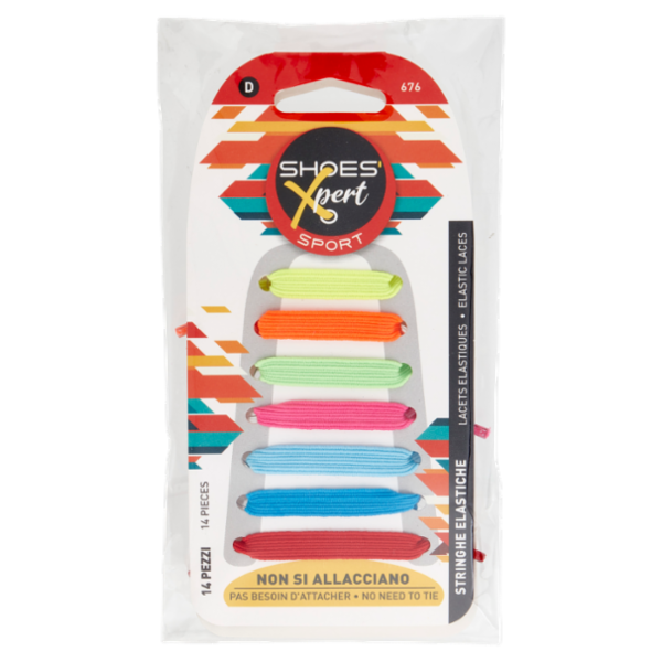 Shoes'Xpert Sport Stringhe Elastiche 14 pz