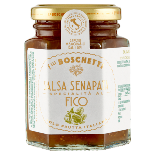 F.lli Boschetti Salsa Senapata Specialità al Fico 130 g