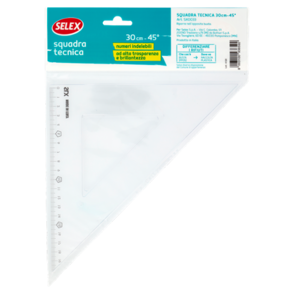 Selex Squadra Tecnica 30 cm 45°