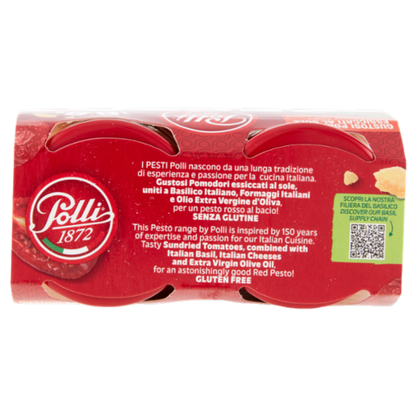 Polli Pesto Pomodori Secchi e Formaggio 2 x 90 g