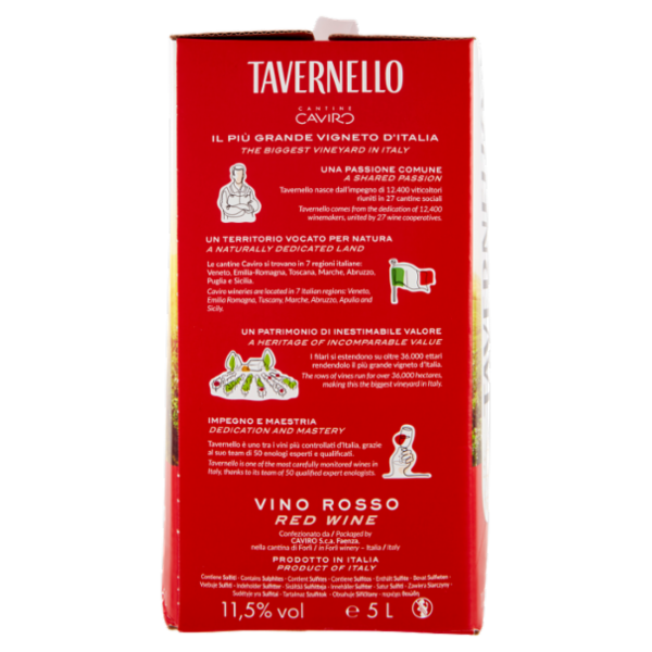 Tavernello Vino Rosso 5 L