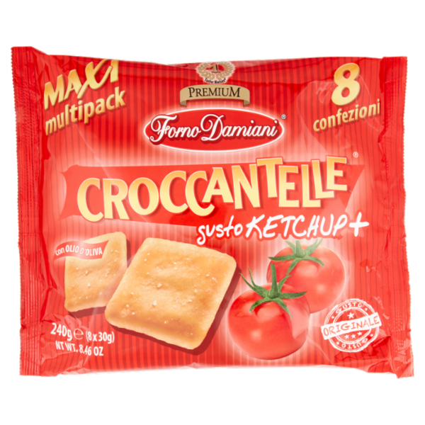 Forno Damiani Premium Croccantelle gusto Ketchup+ 8 x 30 g