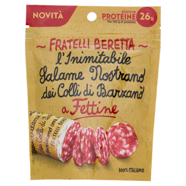 Fratelli Beretta l'Inimitabile Salame Nostrano dei Colli di Barzanò a Fettine 70 g