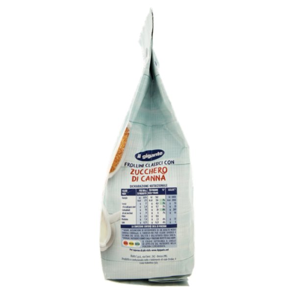 IL GIGANTE Frollini Classici con Zucchero di Canna 800 g