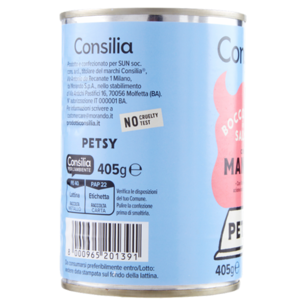 Consilia Petsy Gatto Bocconcini in Salsa con Manzo 405 g