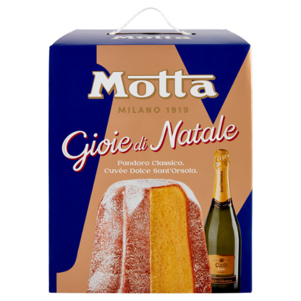 Motta Gioie di Natale Pandoro Classico 700 g + Spumante Cuvée Dolce Sant'Orsola 75 cl