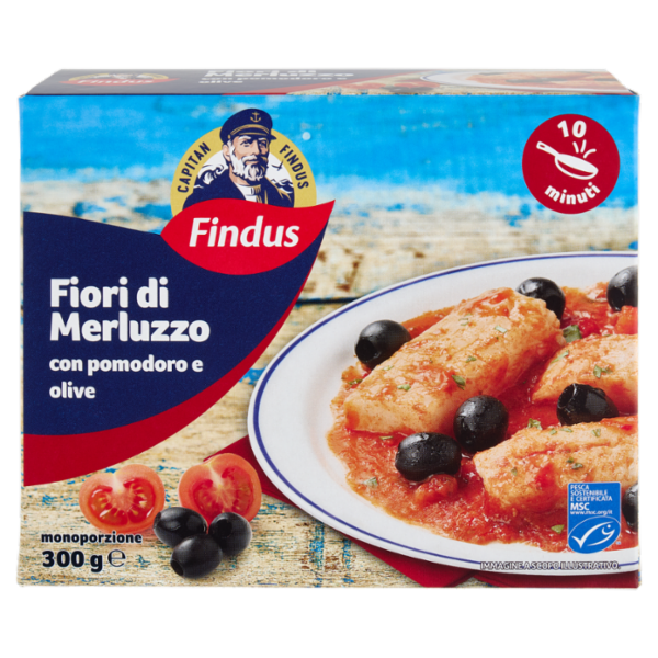 Capitan Findus Fiori Di Merluzzo con pomodoro e olive 300 g