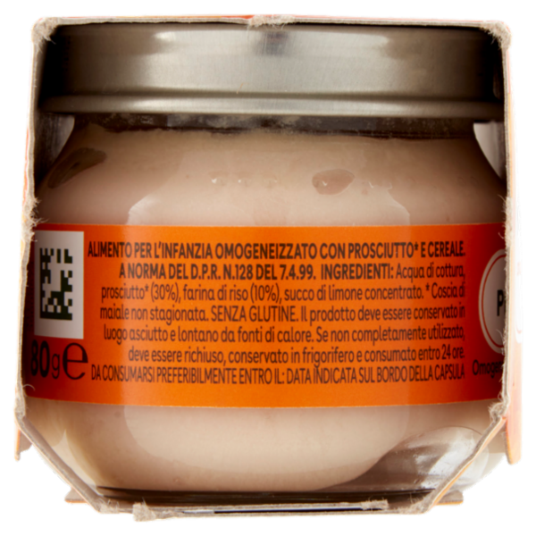 Plasmon Omogeneizzato Prosciutto* con cereale 2 x 80 g