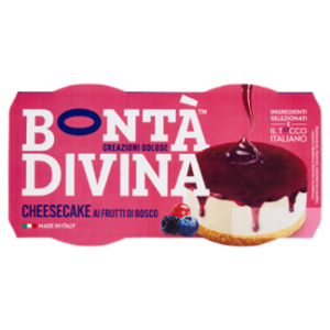 Bontà Divina Cheesecake Ai Frutti Di Bosco 2 x 90 g