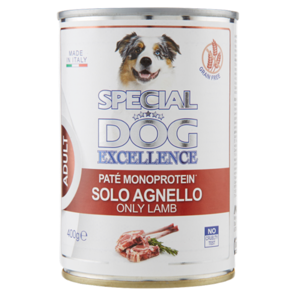 Special Dog Excellence Adult Patè Monoprotein* Solo Agnello 400 g