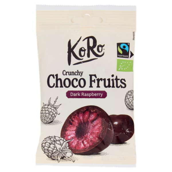 KoRo Crunchy Choco Fruits Dark Raspberry 50 g