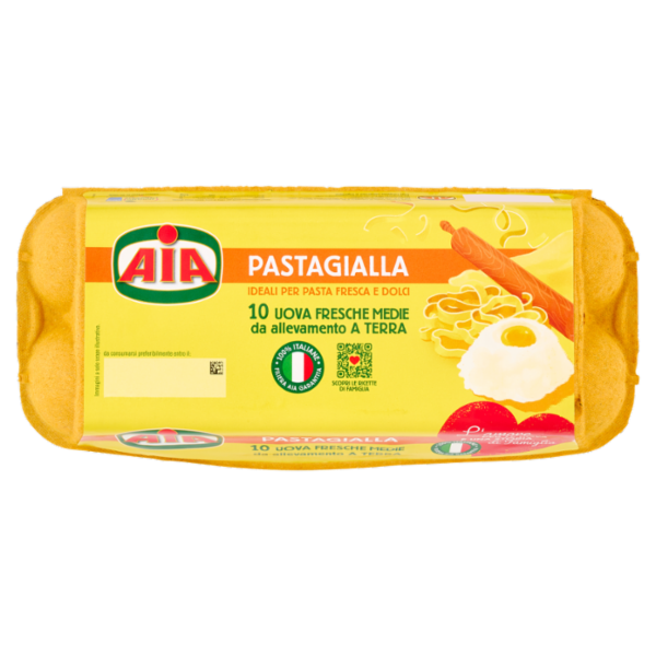 Aia Pastagialla 10 Uova Fresche Medie da allevamento a Terra
