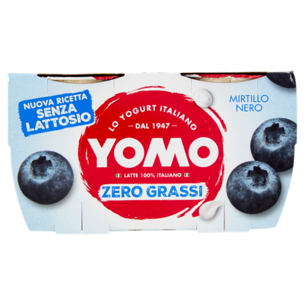 Yomo Zero Grassi Mirtillo Nero 2 x 125 g
