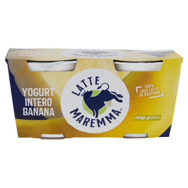 Latte Maremma Yogurt Intero Banana 2 x 125 g