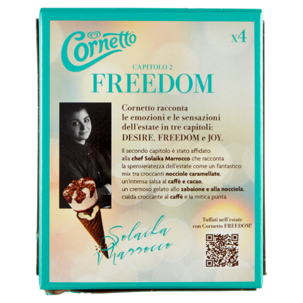 Cornetto Algida Freedom Solaika Marrocco 4 x 57 g