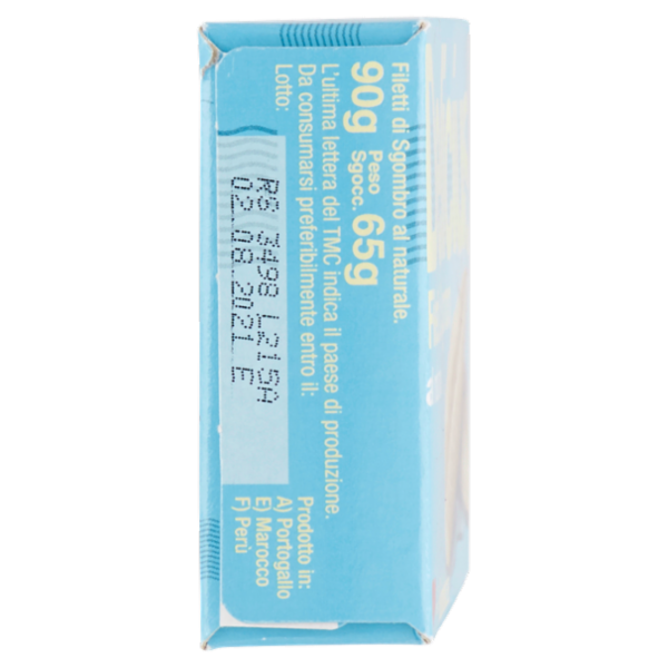 Delicius Filetti di Sgombro al naturale 90 g