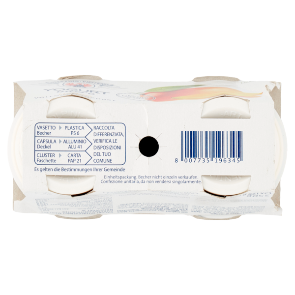 Sterzing Vipiteno Yogurt intero Mango 2 x 125 g